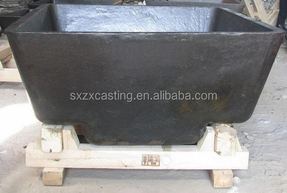 1.2 Vasca per scorie cubica con resistenza al calore di 1600°C per acciaierie