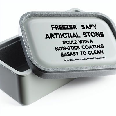 Formaggio di pietra artificiale sicuro per congelatori con rivestimento antiaderente facile da pulire