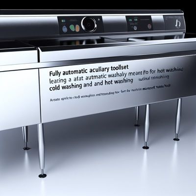 Strumenti ausiliari completamente automatici per il lavaggio a freddo e a caldo