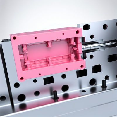 Stampo a iniezione rosa con facile pulizia e funzionalità ottimale