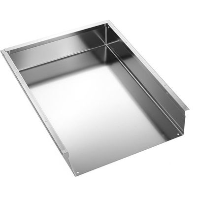 Vassoio raccogli cenere con finitura argentata per una facile rimozione della cenere in ambienti industriali